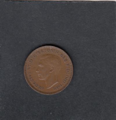 Beschrijving: 1 Farthing  GEORGIUS VI  